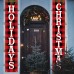 Merry Christmas Happy Holidays Door Banners