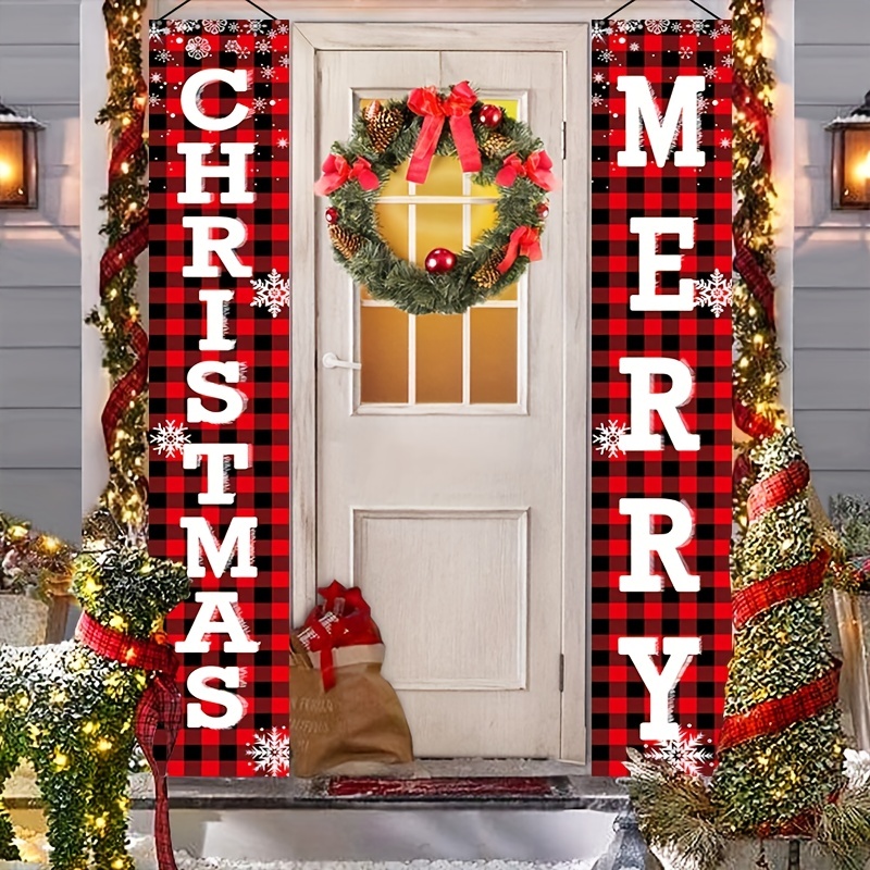 Merry Christmas Door Banners