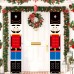 Life-Size Nutcracker Soldier Banner - Christmas Porch Sign for Indoor & Outdoor Decor