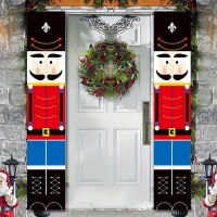 Life-Size Nutcracker Soldier Banner - Christmas Porch Sign for Indoor & Outdoor Decor
