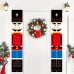 Life-Size Nutcracker Soldier Banner - Christmas Porch Sign for Indoor & Outdoor Decor