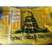 KENPMA Gadsden Flag Dont Trade on Me Flag 3x5 ft Yellow Snake