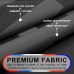 KENPMA Premium All Black American Flags 4-Pack - Durable & Fade-Proof Patriotic Decor