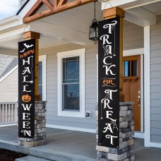 Happy Halloween & Trick or Treat Banners - Outdoor Decor for Porch & Door Happy Halloween & Trick or Treat Banners - Outdoor Decor for Porch & Door