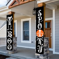 Boo Spooky Halloween Banners - Ideal for Outdoor & Indoor Festive Decor