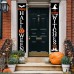 Happy Halloween & It's October Witches Banners - Outdoor & Indoor Front Porch Decor