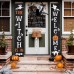 The Witch Is In & Welcome Halloween Banners - Perfect for Outdoor & Indoor Festive Decor