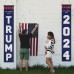 Trump 2024 Banners Take America Back Save America Again Large Banners Outdoor Porch Yard Sign Garden Door Wall Decorative Banner - Indoor/Outdoor Decorations